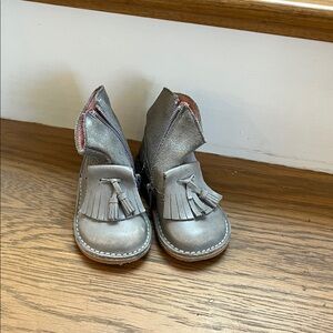 Jacadi Silver Kids Tassel Boots